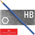 EcoLápiz de Grafito, HB, Faber-Castell 1210 Presto, Color Negro, Hexagonal