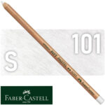 Lápiz Tiza Pastel para Artistas, Faber-Castell Pitt Pastel - 101 - Blanco, Suave
