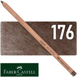 Lápiz Tiza Pastel para Artistas, Faber-Castell Pitt Pastel - 176 - Marrón Van Dyck