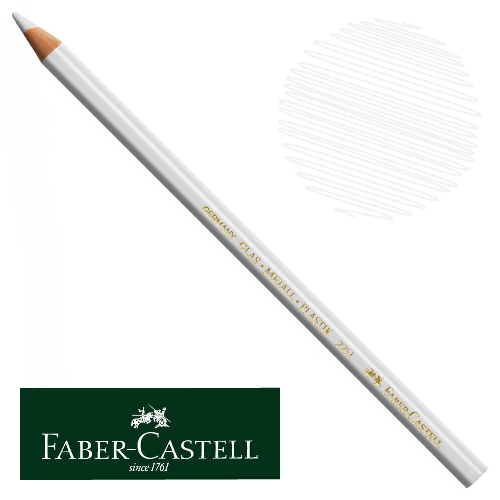 Librería IRBE Bolivia - Lápiz Blanco para toda superficie Faber-Castell