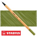 Micropunta 0.4 mm STABILO Point 88 - 35 - Verde Musgo