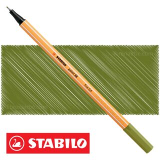 Micropunta 0.4 mm STABILO Point 88 - 35 - Verde Musgo
