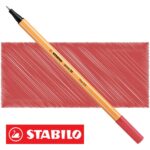 Micropunta 0.4 mm STABILO Point 88 - 47 - Rojo Óxido
