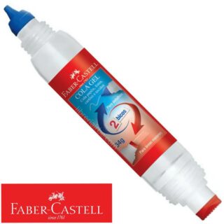 Pegamento en Gel, Doble Punta, Transparente, Faber-Castell Cola Gel, Bote de 34 g