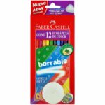 Set 12 EcoLápices de Color Borrables Faber-Castell