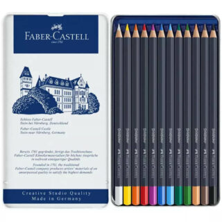 Set 12 Lápices de Color Faber-Castell Goldfaber Creative Studio Abierto
