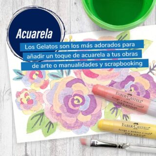 Set 15 Piezas Mix & Match Gelatos Faber-Castell Colores Pastel Adorados
