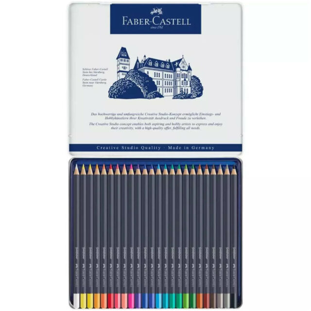 Set 24 Lápices de Color Faber-Castell Goldfaber Creative Studio Abierto