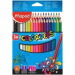 Set 36 Lápices de Colores Maped Color'Peps