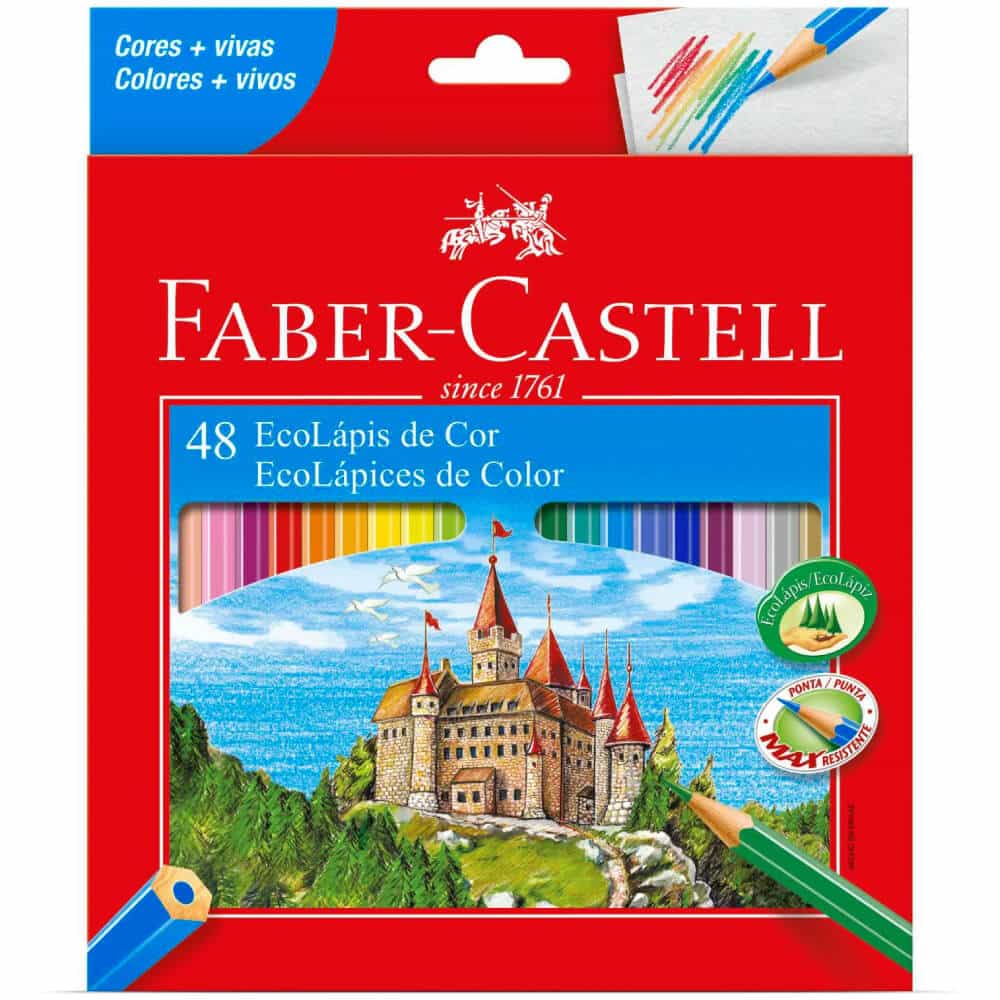 Set 48 EcoLápices Hexagonales de Colores Faber-Castell - Librería