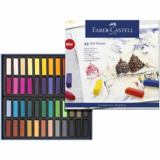 Set 48 Tizas Pastel Blandas Mini Faber-Castell Creative Studio