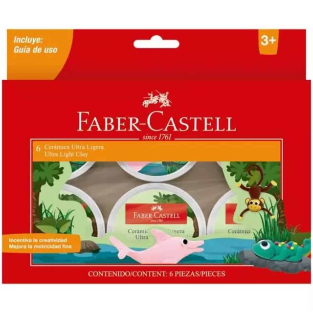 Set 6 Botes de Cerámica Ultra Ligera Faber-Castell