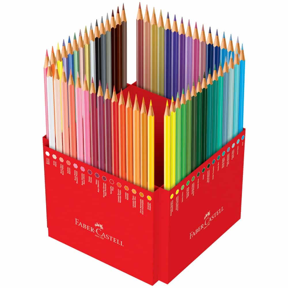Set 60 EcoLápices Hexagonales de Colores Faber-Castell - Edición Limitada -  Librería IRBE Bolivia