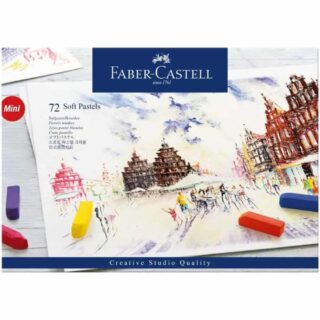 Set 72 Tizas Pastel Blandas Mini Faber-Castell Creative Studio Frente