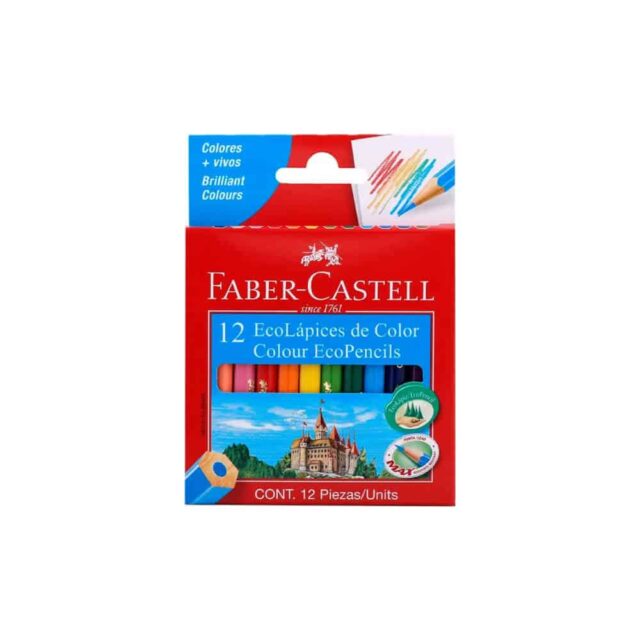 Set de 12 EcoLápices de Color Pequeños Faber-Castell