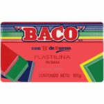 Barra de Plastilina -BACO- 180 gr - Rojo