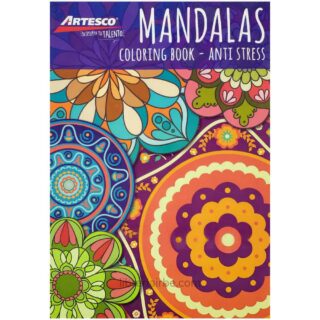 Libro de Colorear para Adultos - Mandalas - Anti Stress - Artesco