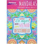 Libro de Colorear para Adultos - Mandalas - Mensajes Positivos II - Artesco