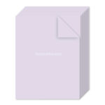 Pack 10 Hojas de Papel Bond Carta Lila Pastel