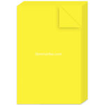 Pack 10 Hojas de Papel Bond Oficio Amarillo Limón