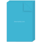 Pack 10 Hojas de Papel Bond Oficio Celeste