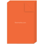 Pack 10 Hojas de Papel Bond Oficio Naranja