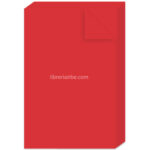 Pack 10 Hojas de Papel Bond Oficio Rojo