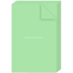 Pack 10 Hojas de Papel Bond Oficio Verde Pastel