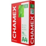 Papel Bond Blanco, Paquete de 500 Hojas de 75 g-m², CHAMEX, Tamaño A4