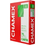 Papel Bond Blanco, Paquete de 500 Hojas de 75 gm², CHAMEX, Tamaño Carta