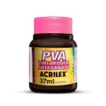 Pintura Acrílica Mate para Artesanía Acrilex - 37 ml - 526 - Marrón Oscuro