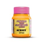 Pintura para Artesanía Acrilex 37 ml - Amarillo Oro 505
