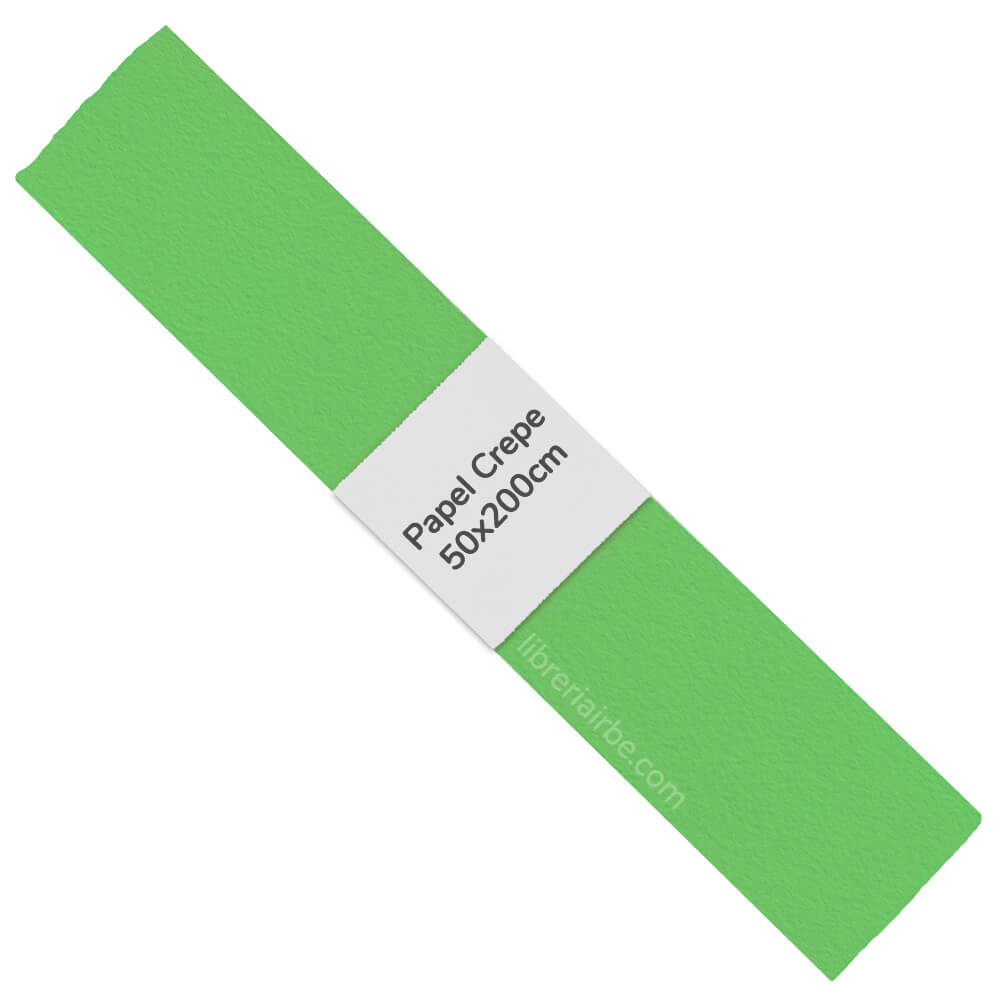 Rollo de Papel Crepé (50 x 200 cm) Verde Claro