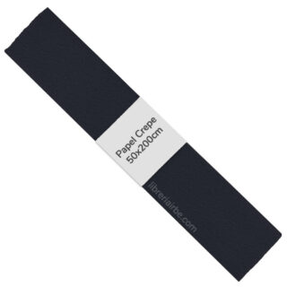Rollo de Papel Crepé (50x200 cm) Negro