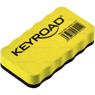 Almohadilla, Borrador Magnético de Pizarra Acrílica Blanca, KEYROAD - Amarillo