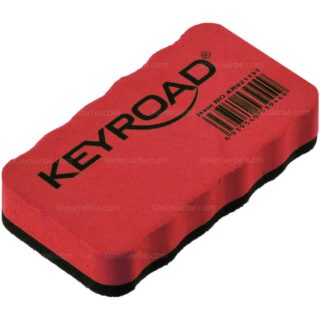 Almohadilla, Borrador Magnético de Pizarra Acrílica Blanca, KEYROAD - Rojo