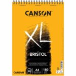 Bloc de Papel para Ilustración CANSON XL® Bristol con 50 Hojas de 180 g-m² Tamaño A4