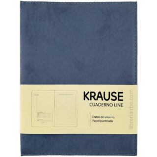 Cuaderno Anillado con Hojas Punteadas KRAUSE Tamaño A5 Azul