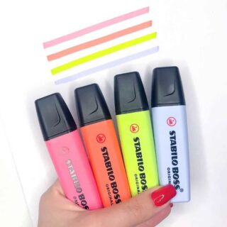Nuevos Resaltadores STABILO BOSS Pastel Swatch