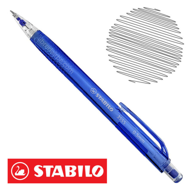 Portaminas 0.5 mm STABILO 3555 Azul