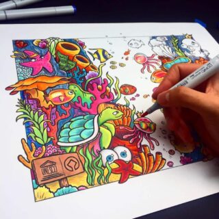 Marcadores COPIC Ilustración VEXX