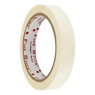 Rollo Cinta Adhesiva Masking de Papel Five Stick 3-4- (18 mm) 26 Yardas