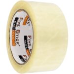 Cinta de Embalaje, Transparente, Grande, Five Stick, Rollo de 100 Yardas x 2″ (48 mm)