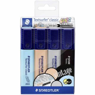 Set 4 Resaltadores STAEDTLER Textsurfer Classic - Vintage