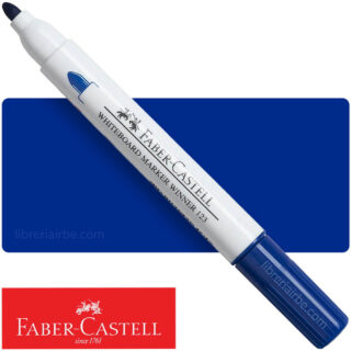 Marcador de Agua, para Pizarra Blanca, Faber-Castell, Winner 123 - Azul