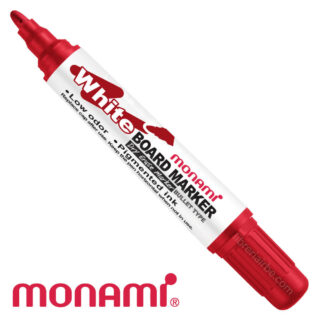 Marcador de Agua para Pizarra Blanca Monami Rojo