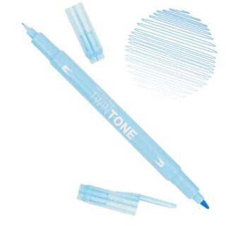 Rotulador Acuarelable Doble Punta Tombow Twintone - Sky Blue 73