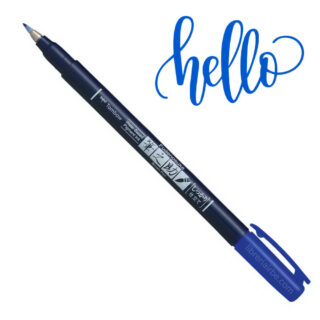 Rotulador Punta Pincel Tombow Fudenosuke Hard - Azul 15