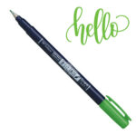 Rotulador Punta Pincel Tombow Fudenosuke Hard - Verde 07