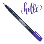 Rotulador Punta Pincel Tombow Fudenosuke Hard - Violeta 18